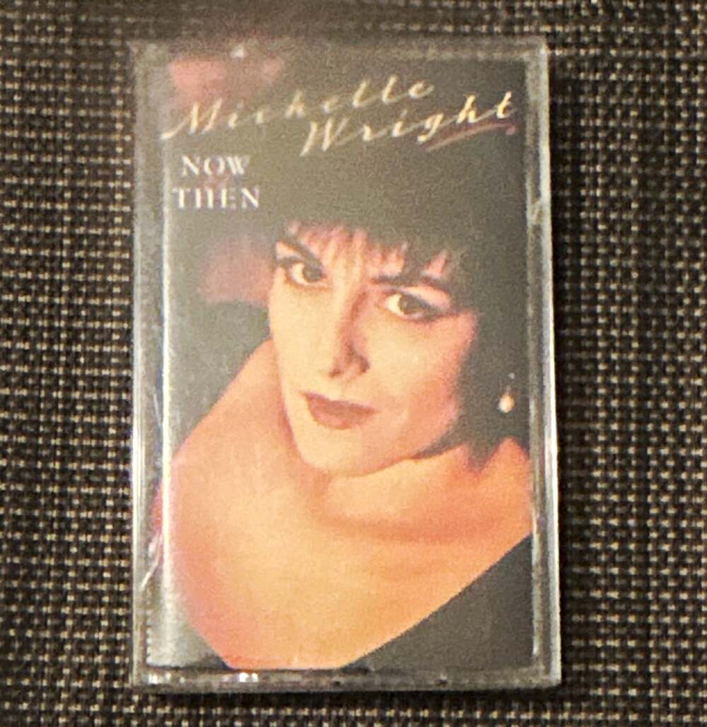 Michelle Wright Now & Then Cassette Album, Clear, Standard Jewel Case